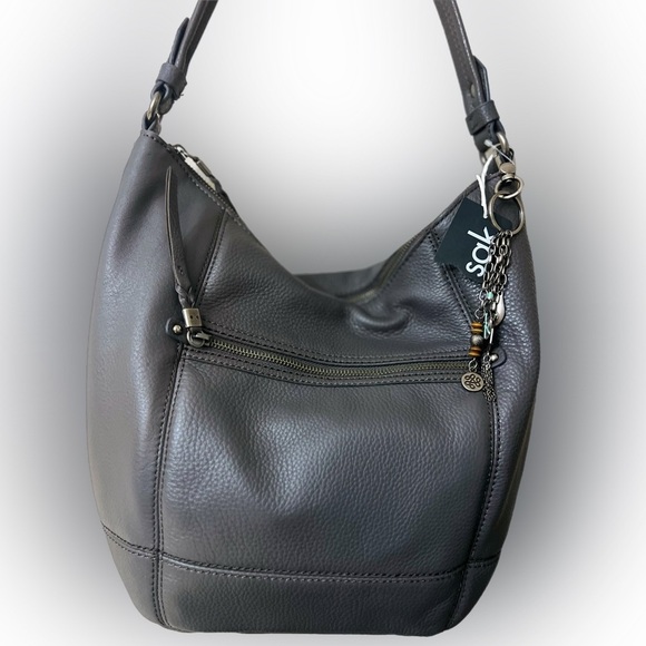 The Sak Black Leather Hobo Bag - Picture 13 of 16